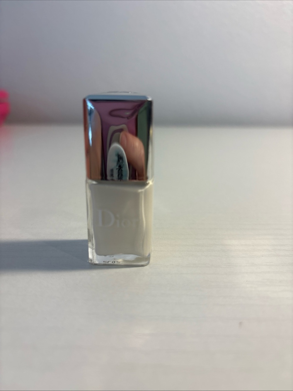 Dior Vernis 007 Jasmin (White French) Nail Polish Limited Edition 7mL 0.23 fl oz